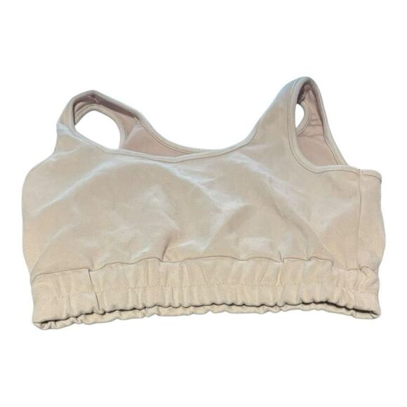 Pink Velour Tank Croptop Size S - Picture 1 of 3